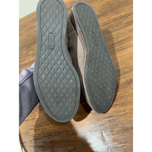 Nurture Womens Bootie 9.5 M Cadell Chelsea Ankle‎ Brown Leather Platform Pull On - Picture 7 of 11